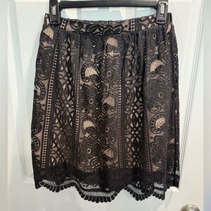 Black Lace Skirt